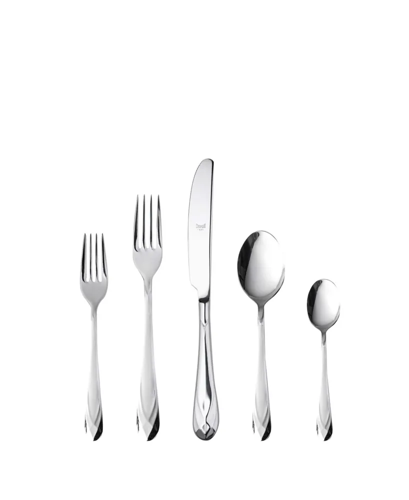 Mepra Diamante Flatware Set, 20 Pieces - Silver