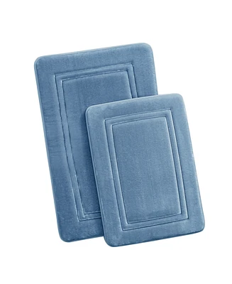 Truly Calm Antimicrobial Memory Foam 2-Pc. Bath Rug Set