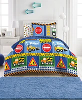 Dream Factory Kids Under Construction Comforter Set