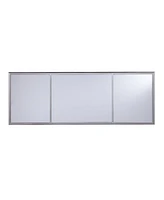 Worti Mirrored Desk Glam Style