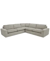 Closeout! Danyella 3-Pc. Fabric "L" Sectional, Created for Macy's