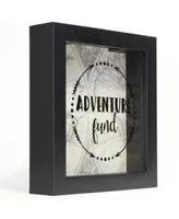 Adventure Fund Black Shadow Box, 8" x 8"