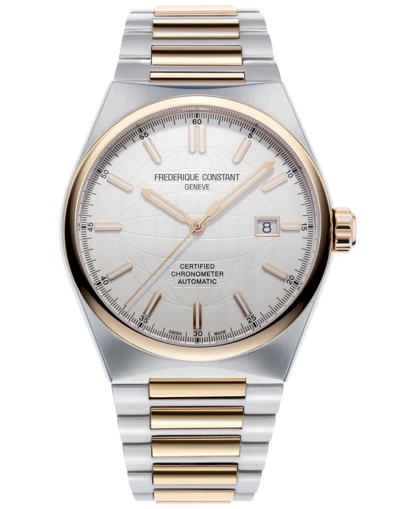 Frederique Constant Men's Swiss Automatic Highlife Cosc Two-Tone Stainless Steel Bracelet Watch 41mm