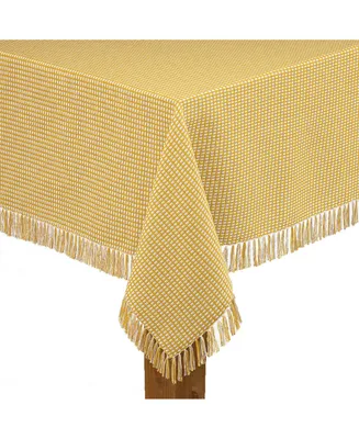 Lintex Homespun Gold 100% Cotton Tablecloth 60"X84"