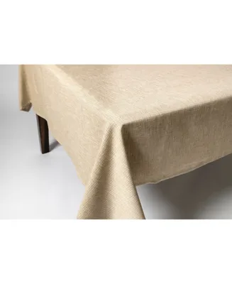 Lintex Tweed 100% Cotton Tablecloth Green