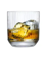 Nude Glass Big Top 10.75 oz. Whiskey Double Old Fashioned Glasses, Set of 4