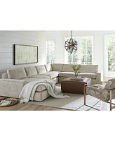 Closeout! Danyella 3-Pc. Fabric "L" Sectional, Created for Macy's