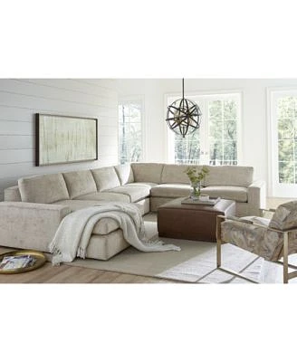 Closeout Danyella Fabric Sectional Collection Created For Macys