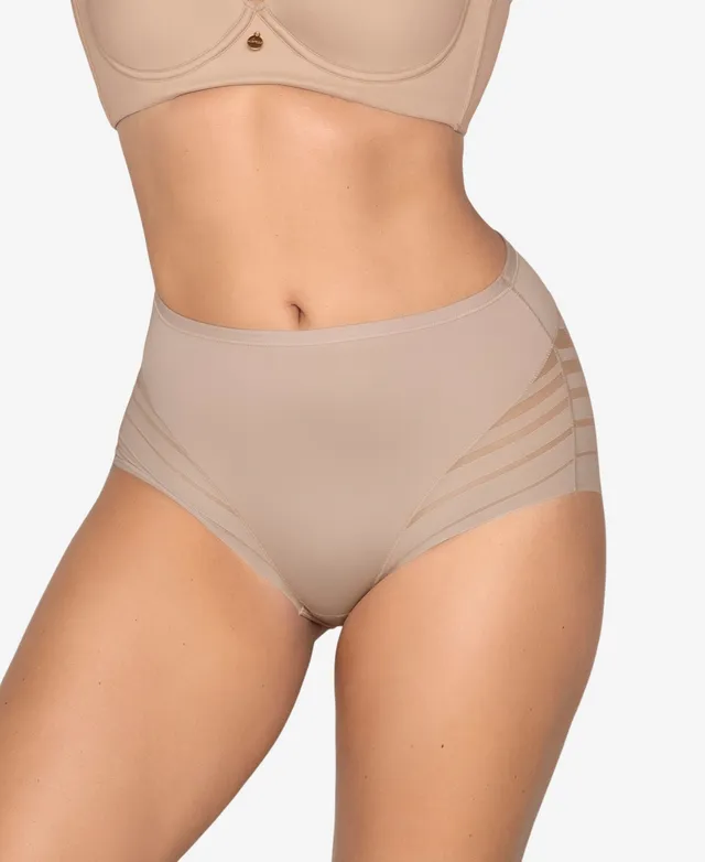 Leonisa Women's Light Tummy-Control Hi Cut Thong-Silhouette Panty 01214