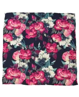 Men's Painted Floral Pocket Square