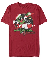 Men's Looney Tunes Christmas Marvin Short Sleeve T-shirt