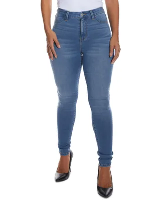 Dollhouse Juniors' Curvy-Fit High-Rise Skinny Jeans