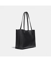 Polished Pebble Leather Willow Tote with Interior Zip Pocket