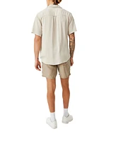 Cotton On Men's Cuban Short Sleeve Shirt