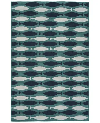 Kaleen Puerto PRT13- 7'2" x 10'5" Outdoor Area Rug