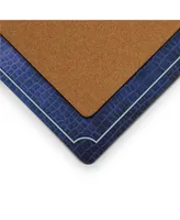 Pimpernel Blue Croc Placemats, Set of 4