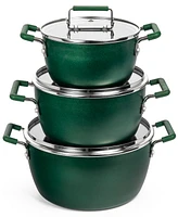 Granitestone 6-Piece Nonstick Nesting Stock Pots Set