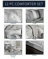 Kacee 12 Pc Queen Comforter Set