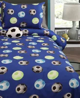 Soccer League 3 Pc Twin Comforter Set