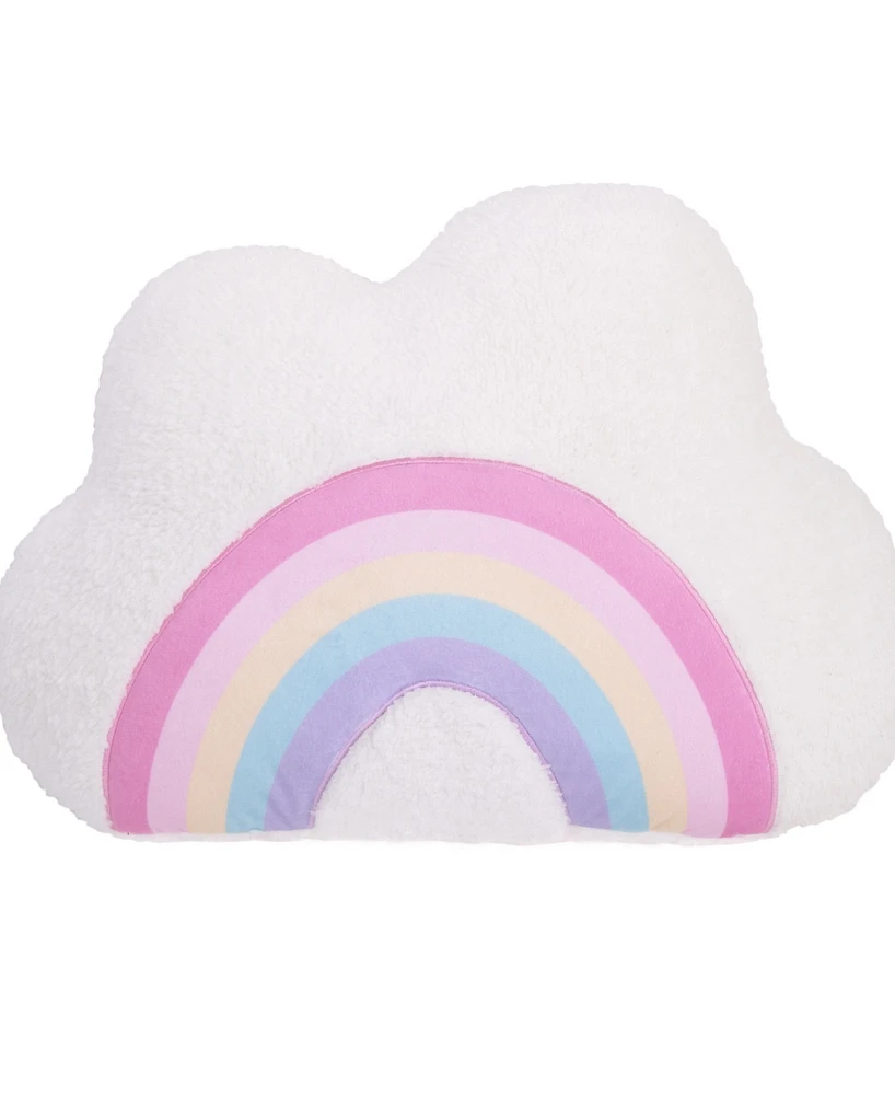 Rainbow Decorative Shaped Pillow, 14.75" x 10.5"