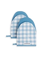 KitchenAid Gingham 2-Pc. Mini Oven Mitt Set