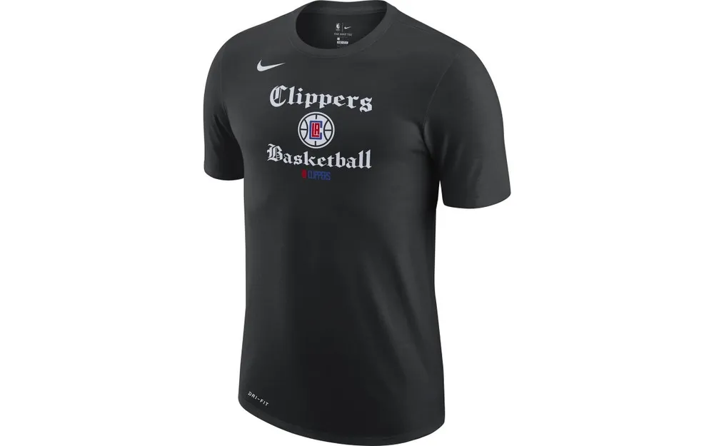 LA Clippers Nike 2022/23 City Edition Essential Warmup T-Shirt - Black