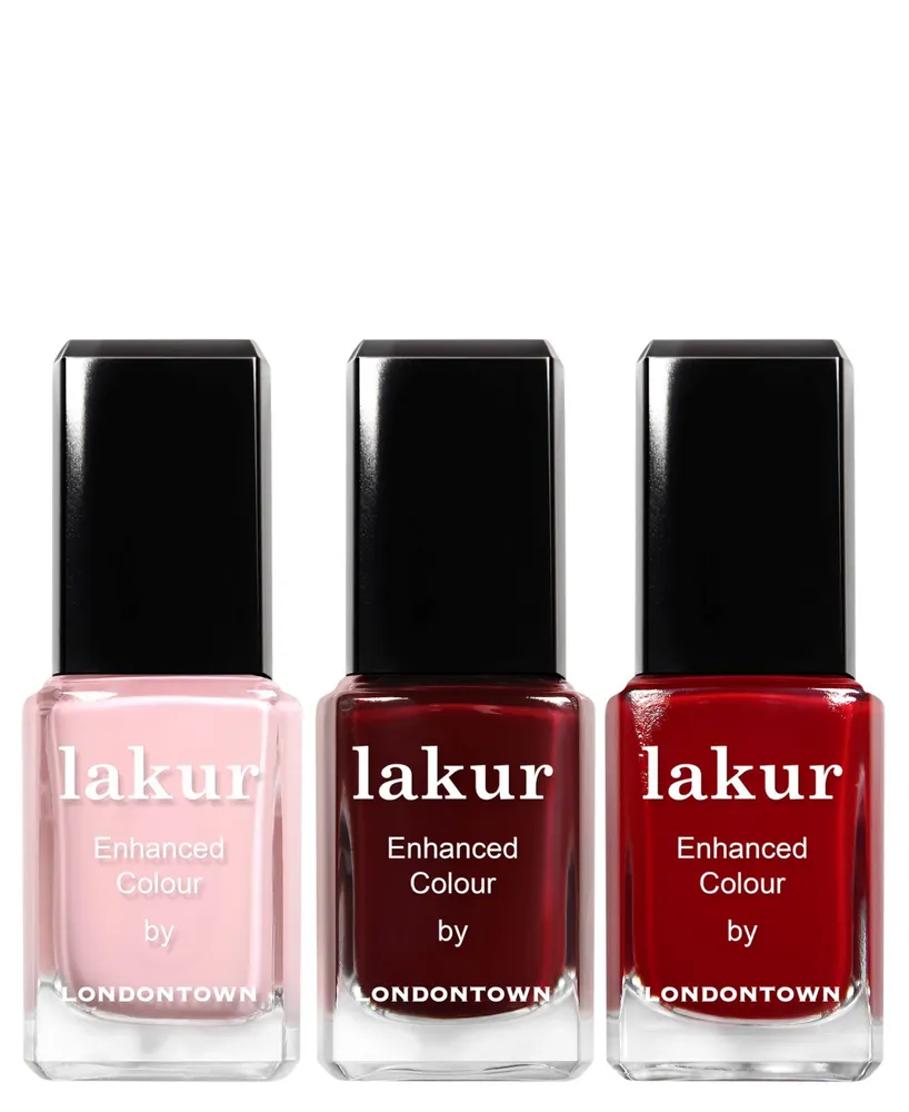 Londontown 3-Pc. Always In Style Lakur Enhanced Colour Nail Polish Set