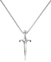 Andrew Charles by Andy Hilfiger Men's Dagger 24" Pendant Necklace in Stainless Steel