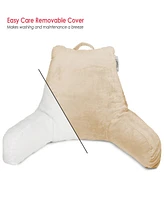 Nestl Shredded Memory Foam Reading Backrest Pillow