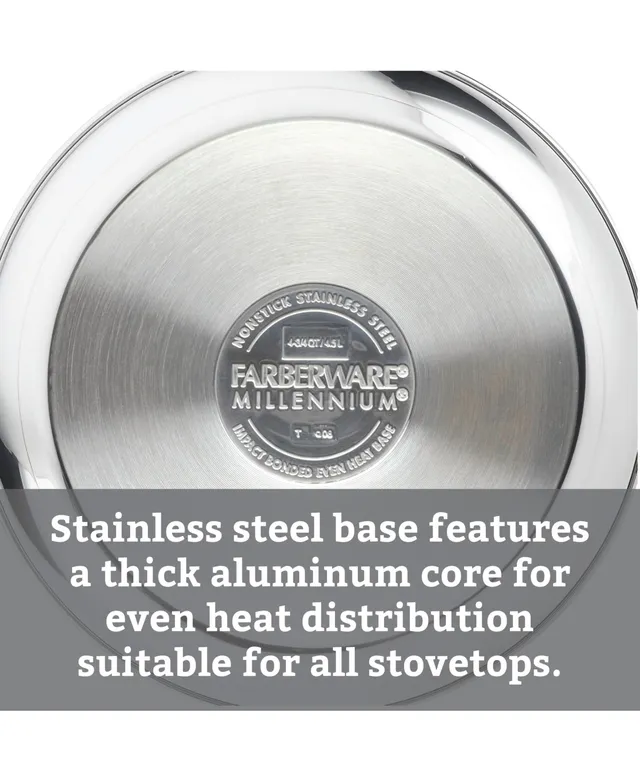 Farberware Millenium 10'' Stainless Steel Non-stick Skillet