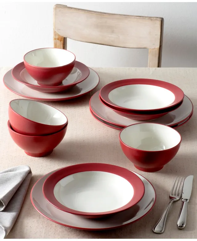 The Cellar 12 Pc. Coupe Dinnerware Set, Service for 4, Created for Macy's -  Macy's