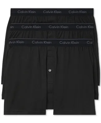 Calvin Klein Men's 3-Pack Cotton Classics Knit Boxers Underwear