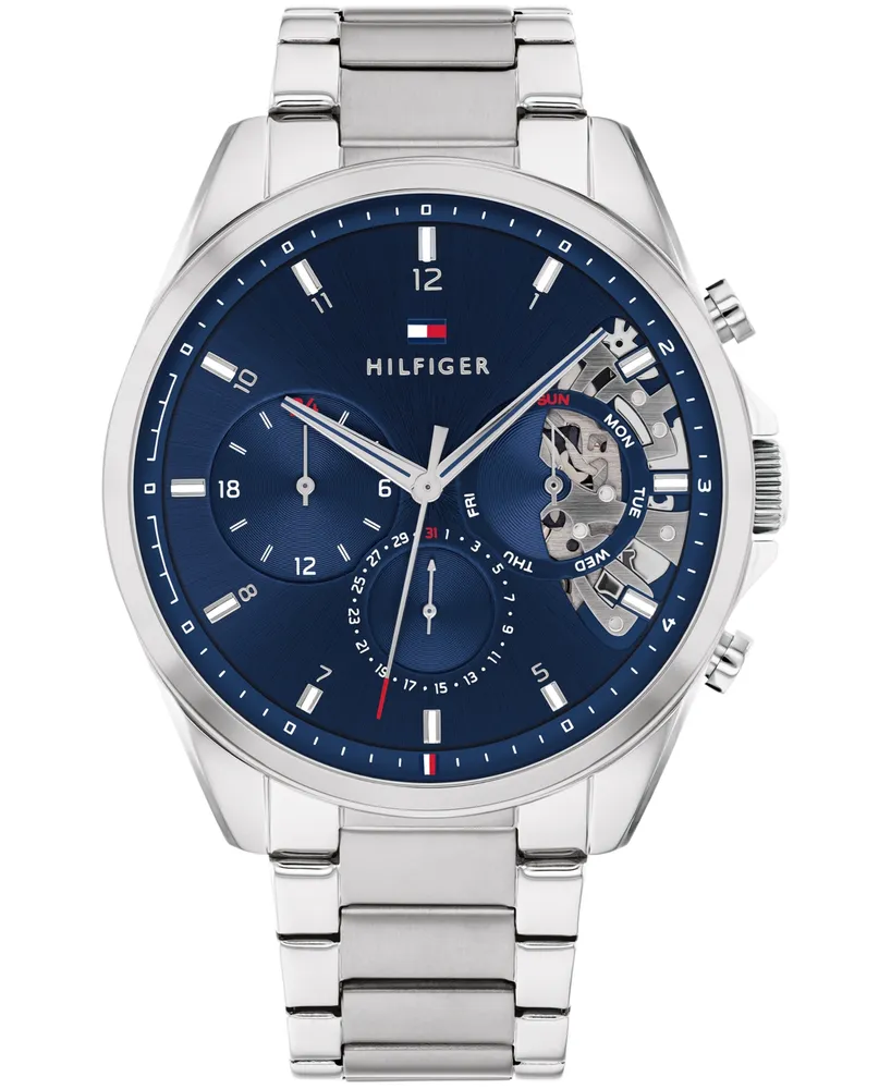 Tommy Hilfiger Men's Chronograph Stainless Steel Bracelet Watch 44mm