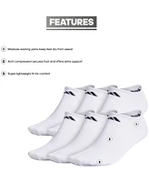 Adidas Men's 6 Pack Superlite No-Show Socks