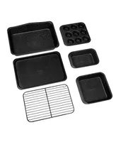 Granite Stone Diamond StackMasater 6-Piece Mineral and Diamond Infused Nonstick Space Saving Stackable Bakeware Set