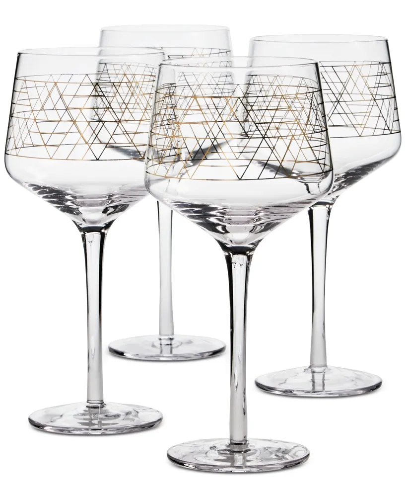 Hotel Collection Large Wine Glasses, Set of 4, Created for Macy's