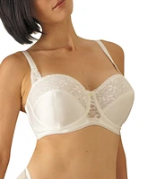 Women's Full Coverage Lace Strapless Bra