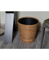 Artifacts Rattan Round Taper Waste Basket