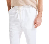 Nautica Men's Classic-Fit Elastic Drawstring Linen Pant