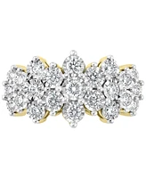 Effy Diamond Cluster Ring (1 ct. t.w.) 14k White Gold or Yellow &