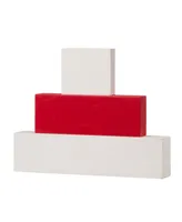 Glitzhome Valentine's Block Table Decor