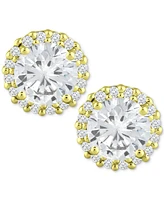 Giani Bernini Pave Cubic Zirconia Stud Earrings (1-3/4 ct. t.w.) Sterling Silver, Created for Macy's