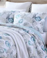 Tommy Bahama Freeport Blue Reversible 3-Piece King Quilt Set