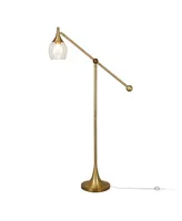 Ranger Floor Lamp with Boom Arm - Gold