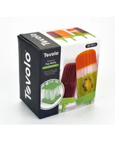 Tovolo Groovy Ice Pop Molds, Set of 6