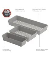 Spectrum Diversified Hexa In-Drawer Organizer Set of 3 Assorted Storage Trays