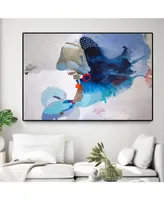 Giant Art Ocean Tides Oversized Framed Canvas, 60" x 40"