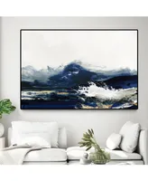 Giant Art Water Oversized Framed Canvas, 60" x 40"