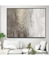 Giant Art Glitter Rain Ii Oversized Framed Canvas, 40" x 60"