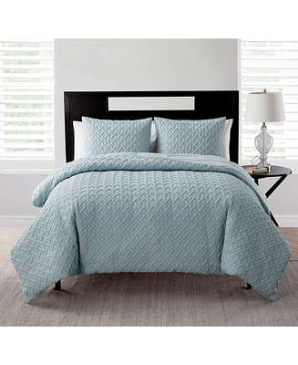 Vcny Home Nina Embossed Comforter Set, King